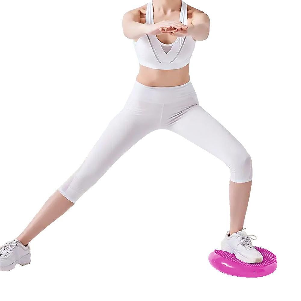Yoga Training Mat Exercise Balance Stability Cushion Yoga Training Accessories Rose Red - Image 7