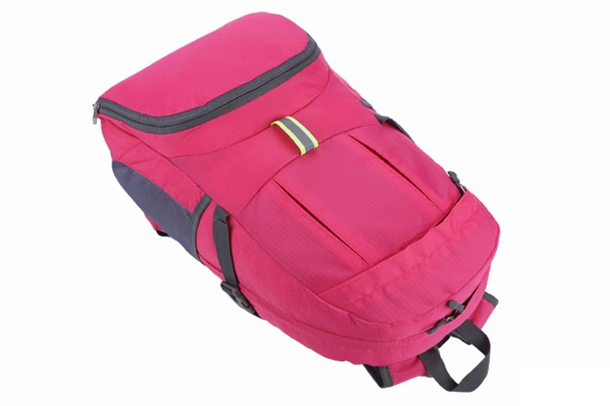 30L Ultra Lightweight Foldable Waterproof Backpack Travel Camping Hiking Outdoor Sports Bag - Purple - Image 2
