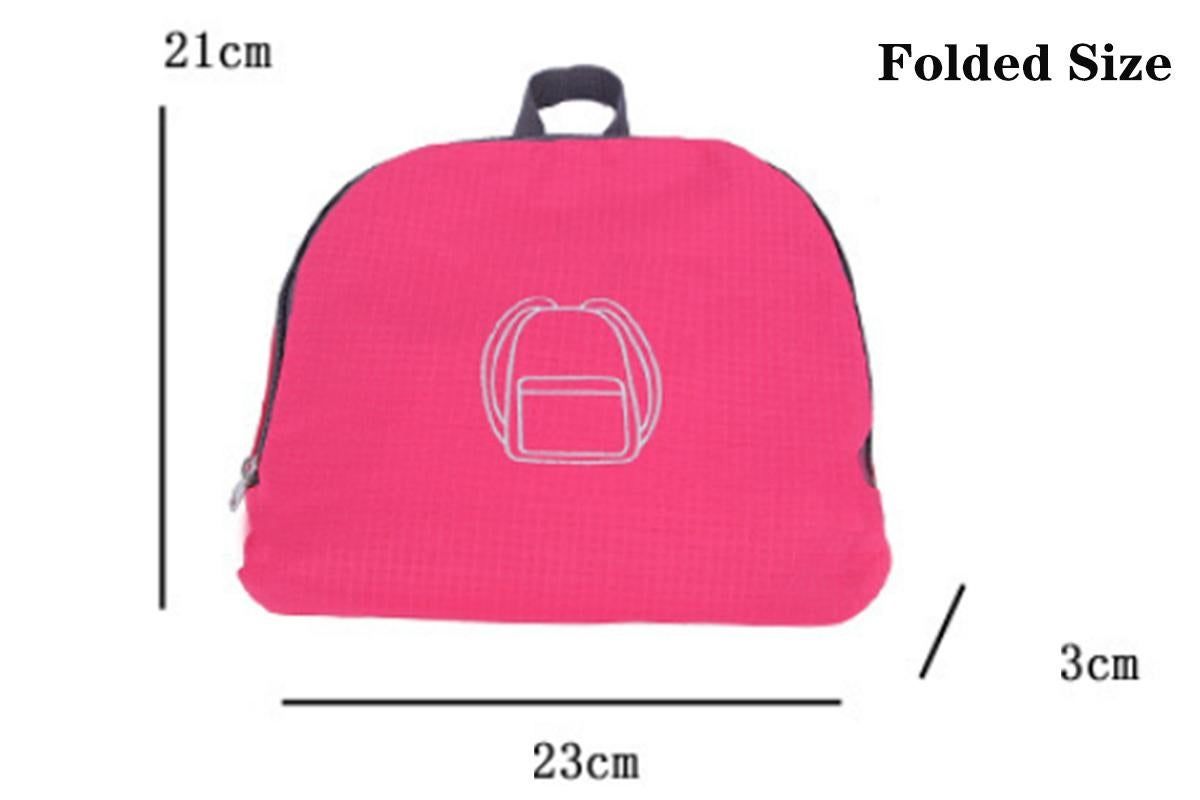 30L Ultra Lightweight Foldable Waterproof Backpack Travel Camping Hiking Outdoor Sports Bag - Purple - Image 7