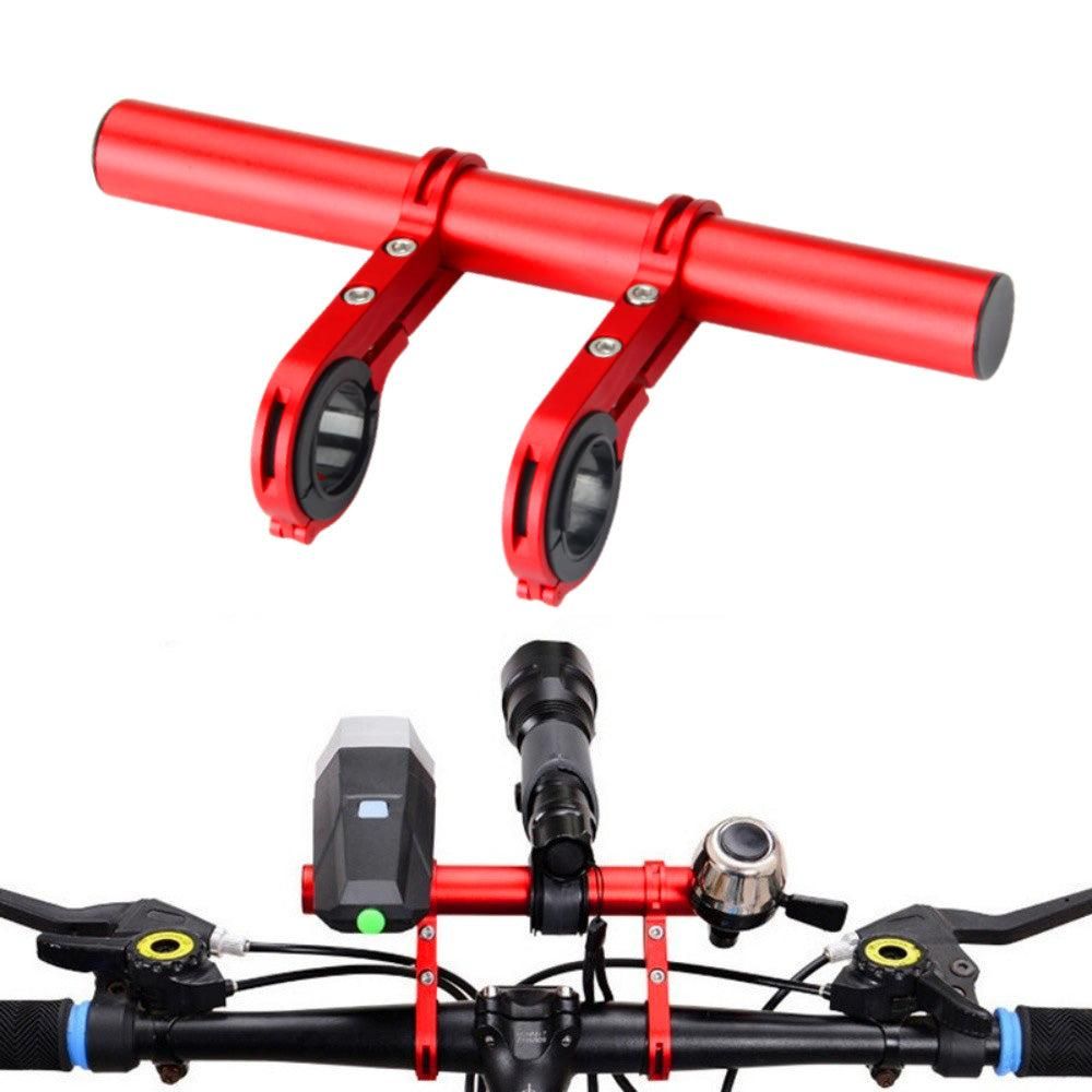 20cm Aluminum Alloy Bicycle Handlebar Extender Mount for Bike Accessories Red - Image 5
