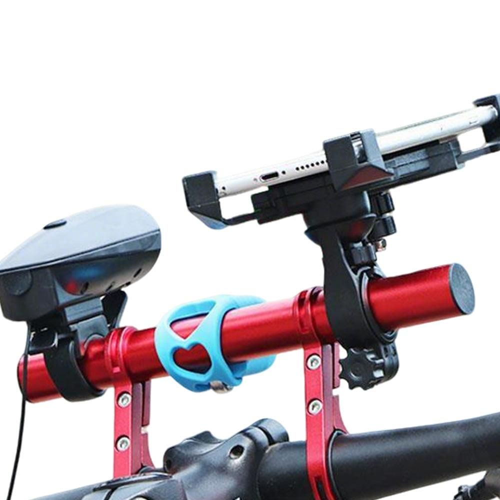 20cm Aluminum Alloy Bicycle Handlebar Extender Mount for Bike Accessories Red - Image 6