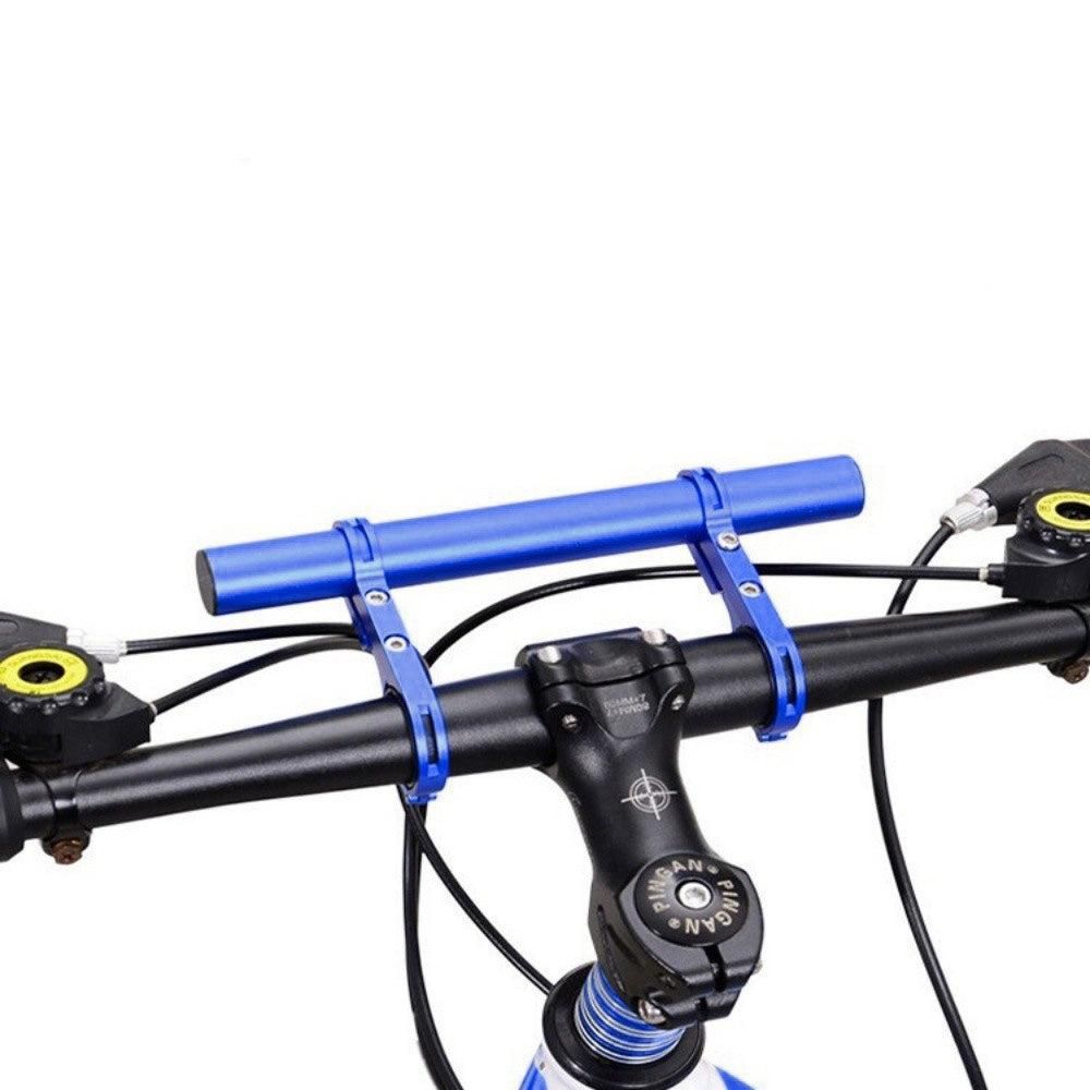 20cm Aluminum Alloy Bicycle Handlebar Extender Mount for Bike Accessories Blue - Image 2