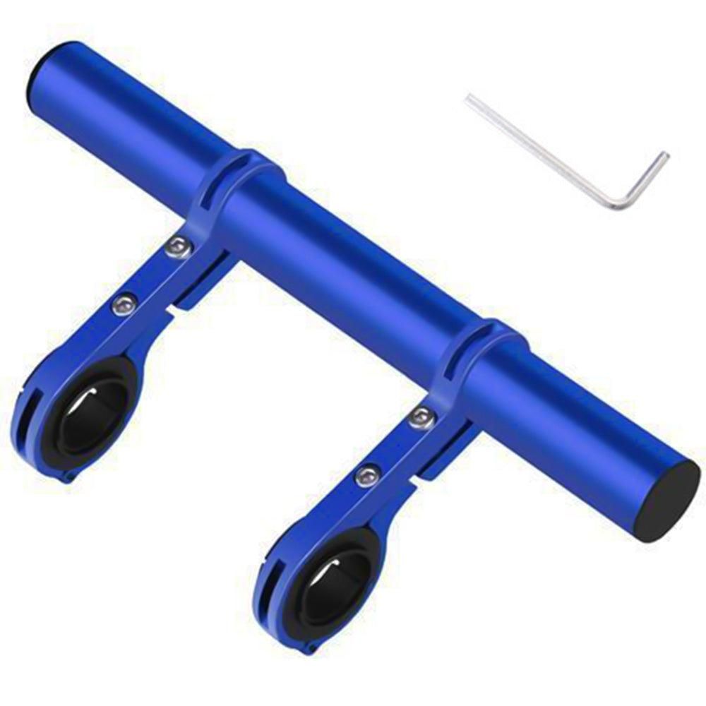 20cm Aluminum Alloy Bicycle Handlebar Extender Mount for Bike Accessories Blue - Image 3