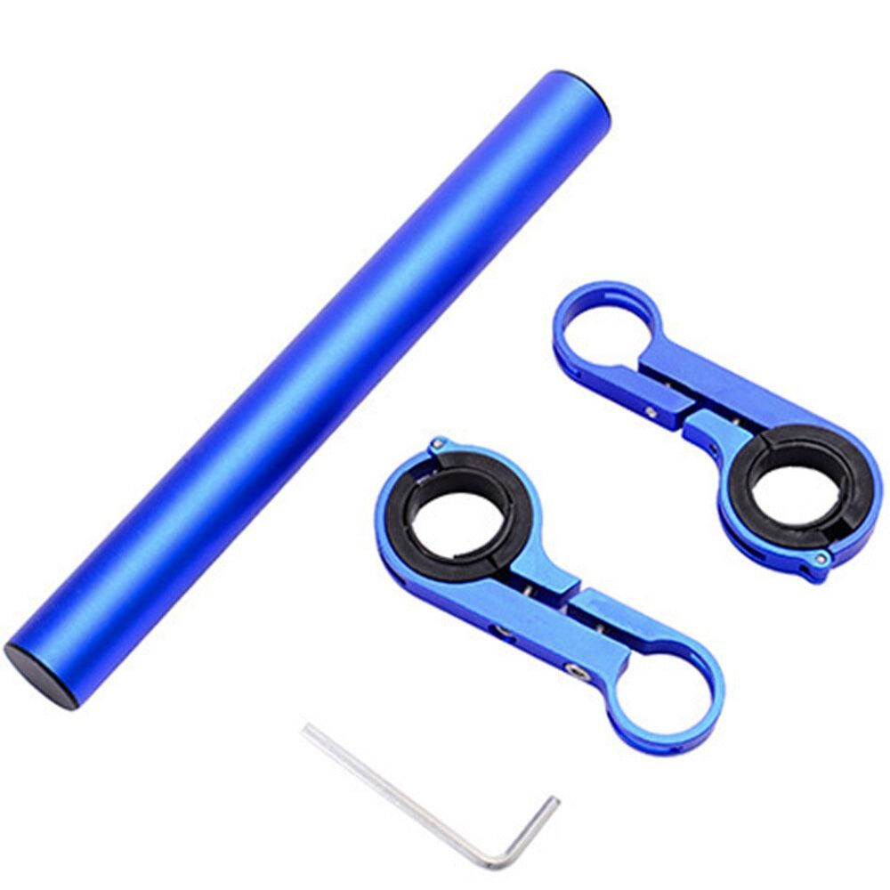 20cm Aluminum Alloy Bicycle Handlebar Extender Mount for Bike Accessories Blue - Image 5