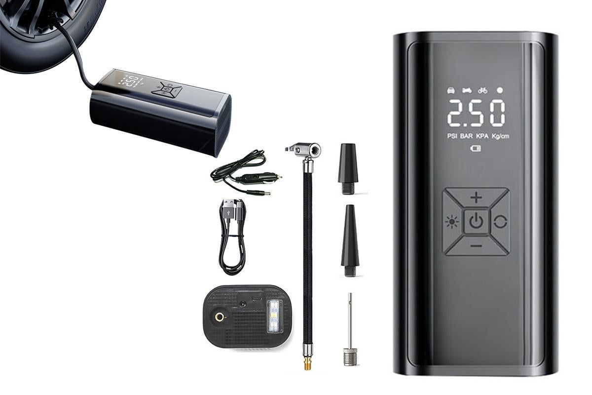 Electric Car Air Pump with Digital Display - Image 1