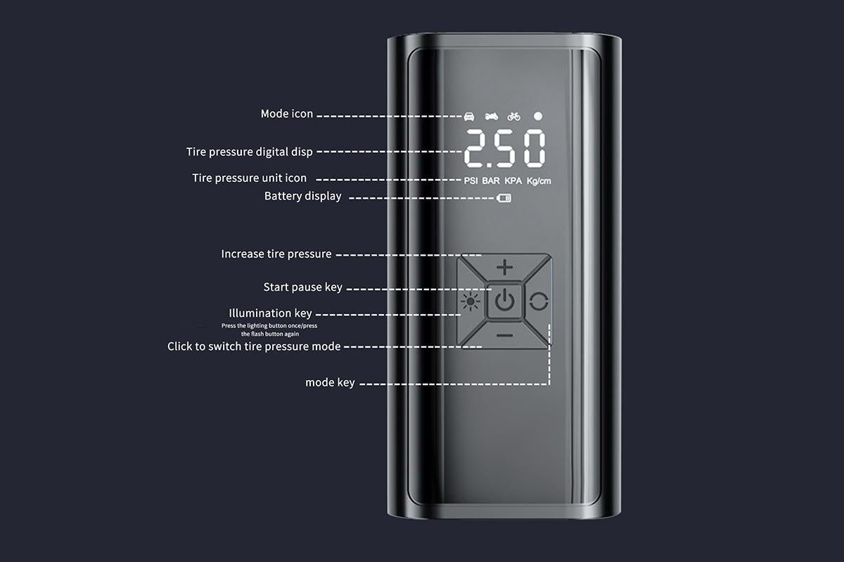 Electric Car Air Pump with Digital Display - Image 6