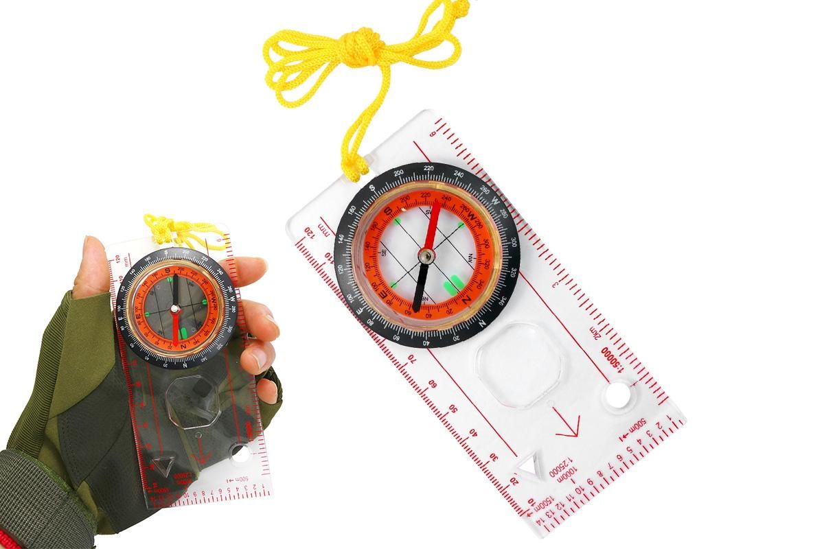 Professional Compass with Map Scale Multifunctional Baseplate - Image 1