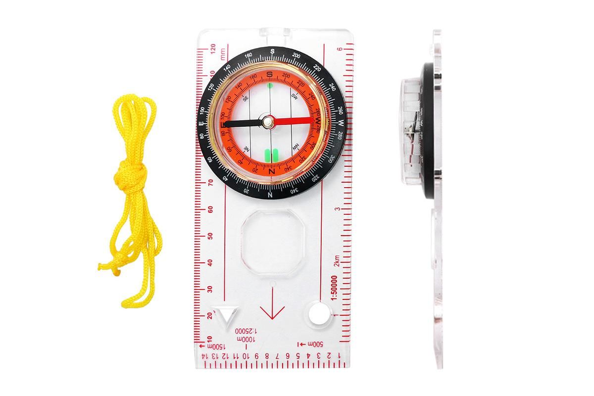 Professional Compass with Map Scale Multifunctional Baseplate - Image 3