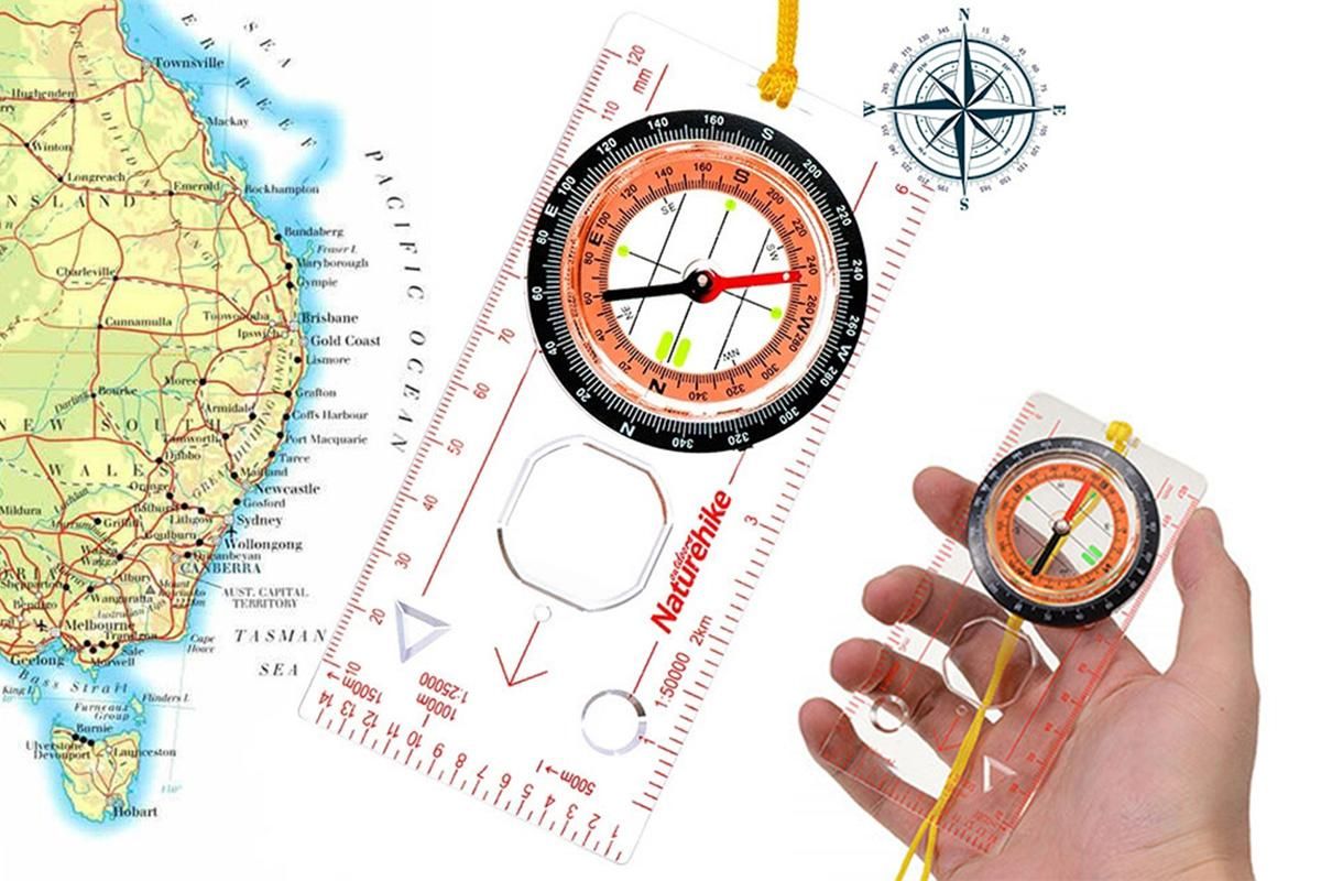 Professional Compass with Map Scale Multifunctional Baseplate - Image 4