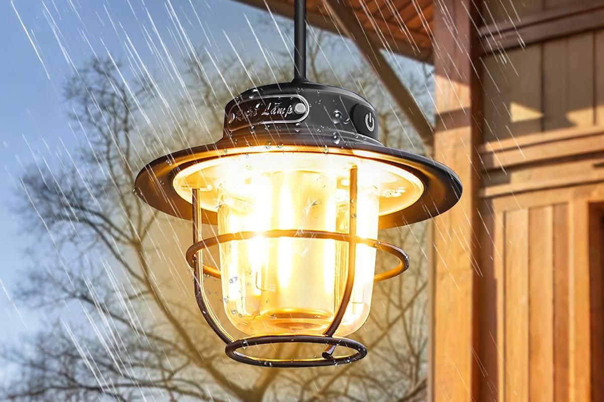 Portable Camping Light Waterproof LED Tent Lantern Rechargeable Outdoor Hanging Lamp - Image 6