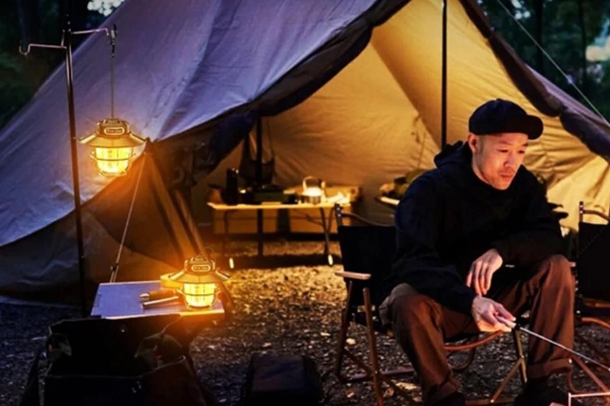 Portable Camping Light Waterproof LED Tent Lantern Rechargeable Outdoor Hanging Lamp - Image 8