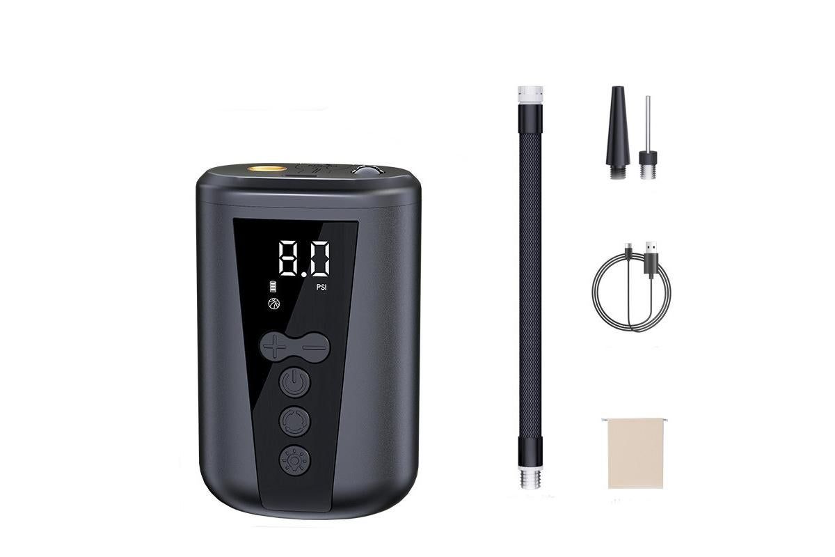 Electric Ball Pump with LCD Display Preset Pressure for Basketball Soccer - Image 1