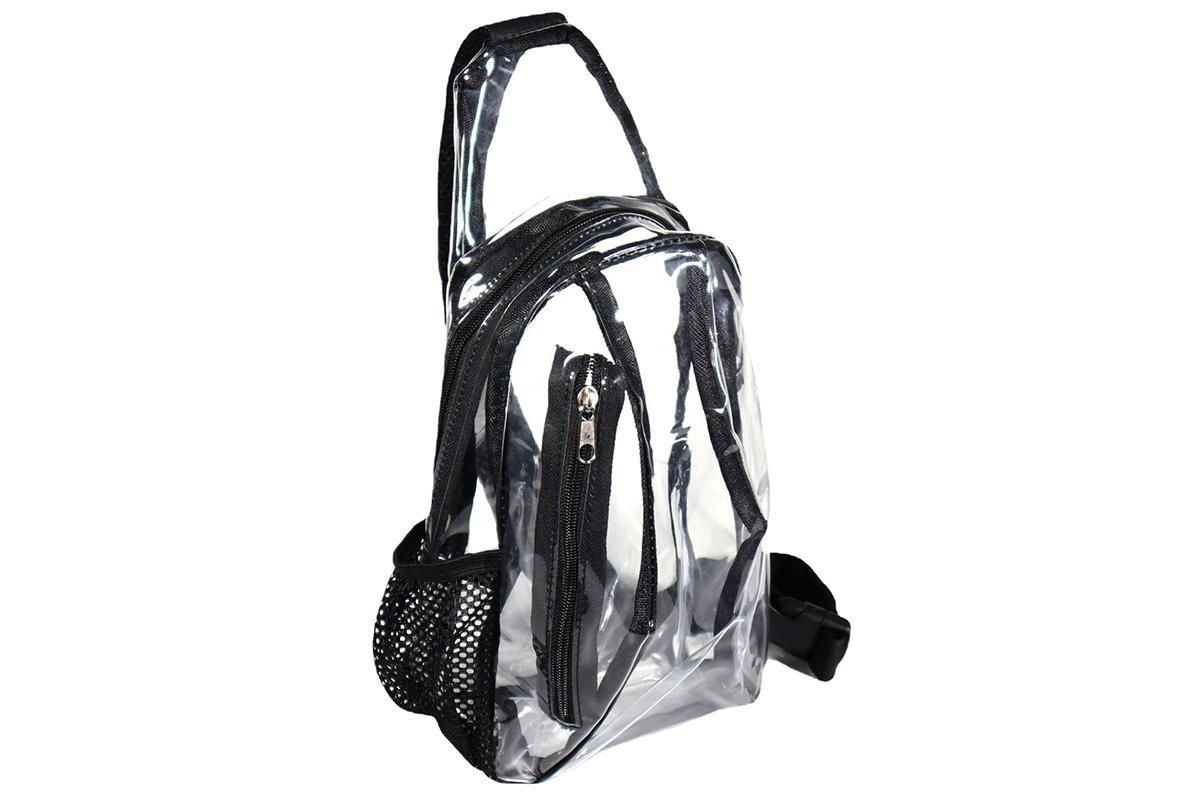 Clear Sling Bag PVC Crossbody Bag for Stadium Events Concerts and Hiking - Image 2