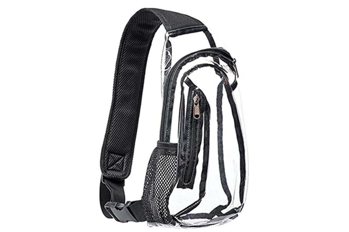 Clear Sling Bag PVC Crossbody Bag for Stadium Events Concerts and Hiking - Image 5