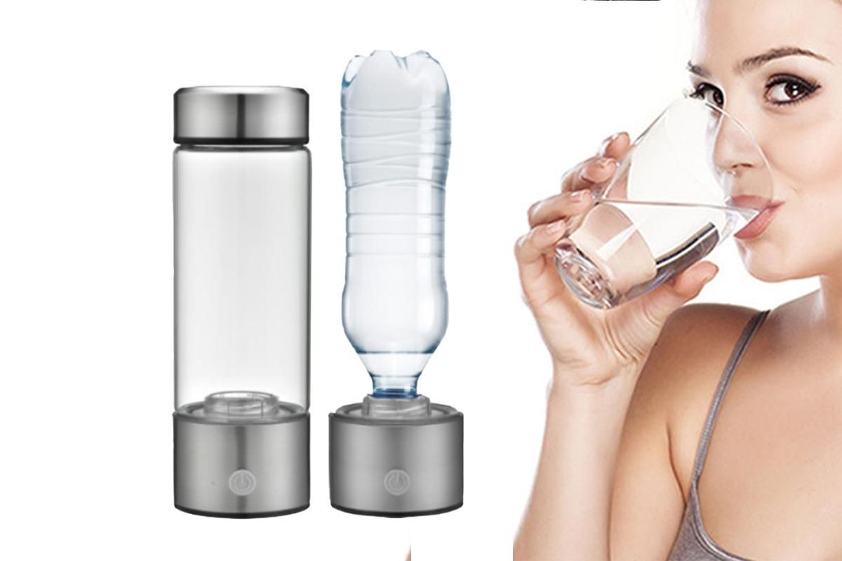 450ml USB Hydrogen-Rich Water Lonizer Generator Bottle - Image 1