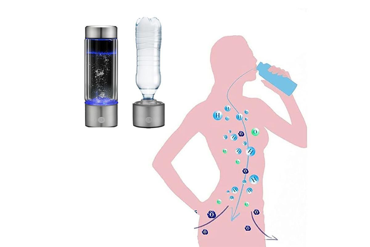 450ml USB Hydrogen-Rich Water Lonizer Generator Bottle - Image 4