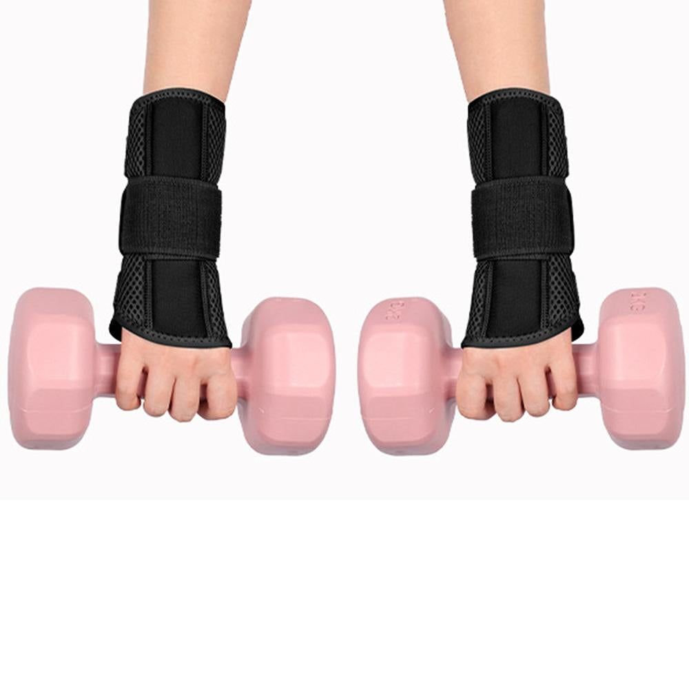 1Pair Carpal Tunnel Wrist Brace Carpal Tunnel Splint Arthritis Pain and Support For Sprained Relief Night Work - Black & L - Image 6