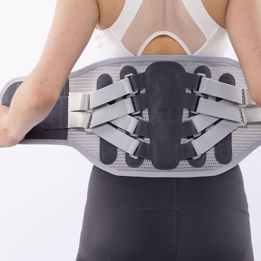 Adjustable Lumbar Support Belt Lower Back Brace With Lumbar Pad Waist Belt - L - Image 7