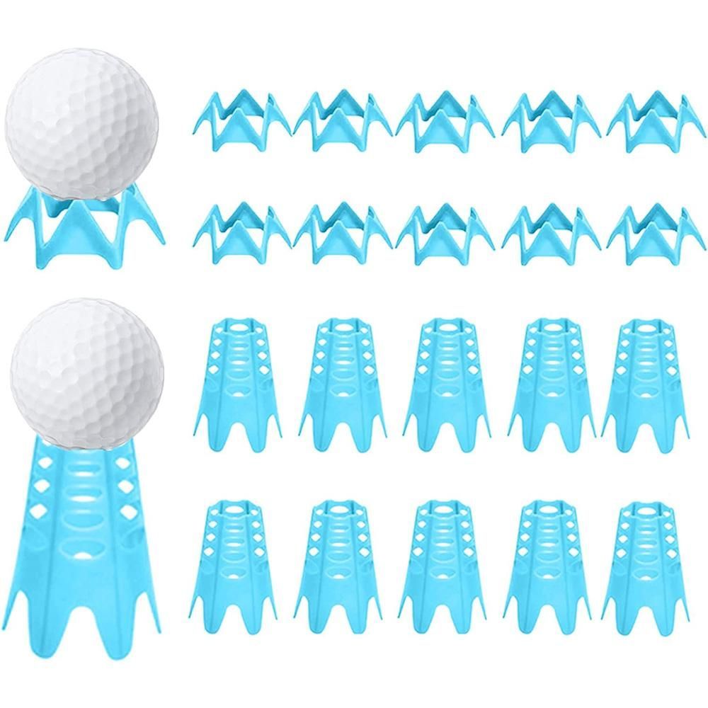 Plastic Golf Tees Golf Simulator Tees for Home Outdoor Indoor Golf Tees Simulator Practice Training - Yellow - Image 6