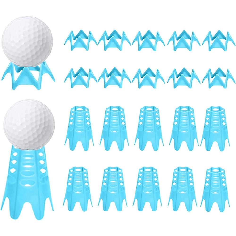 Plastic Golf Tees Golf Simulator Tees for Home Outdoor Indoor Golf Tees Simulator Practice Training - Blue - Image 1