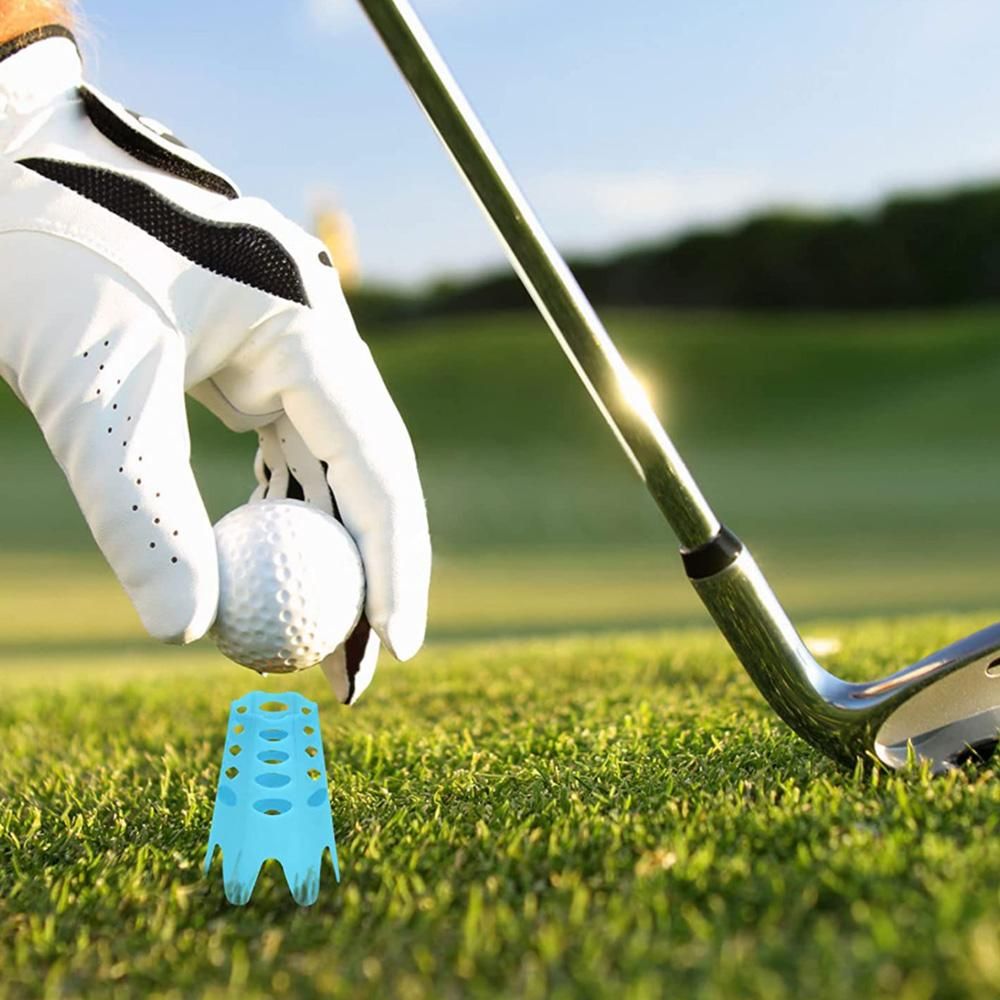 Plastic Golf Tees Golf Simulator Tees for Home Outdoor Indoor Golf Tees Simulator Practice Training - Blue - Image 2