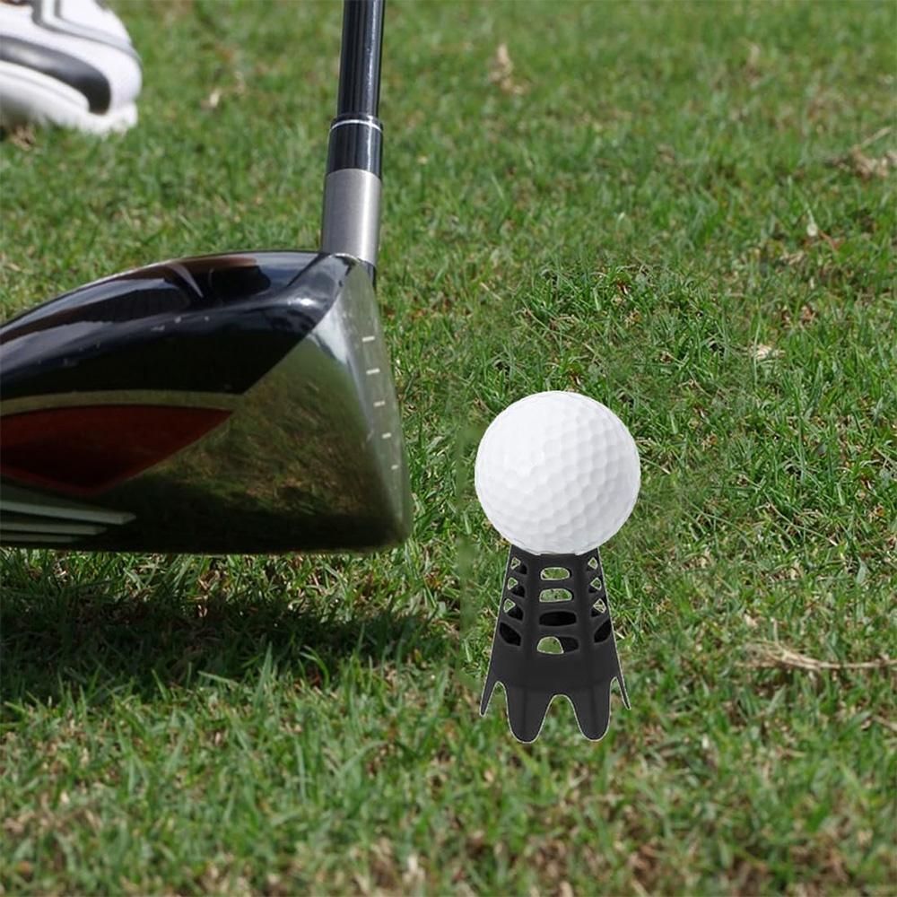 Plastic Golf Tees Golf Simulator Tees for Home Outdoor Indoor Golf Tees Simulator Practice Training - Black - Image 3