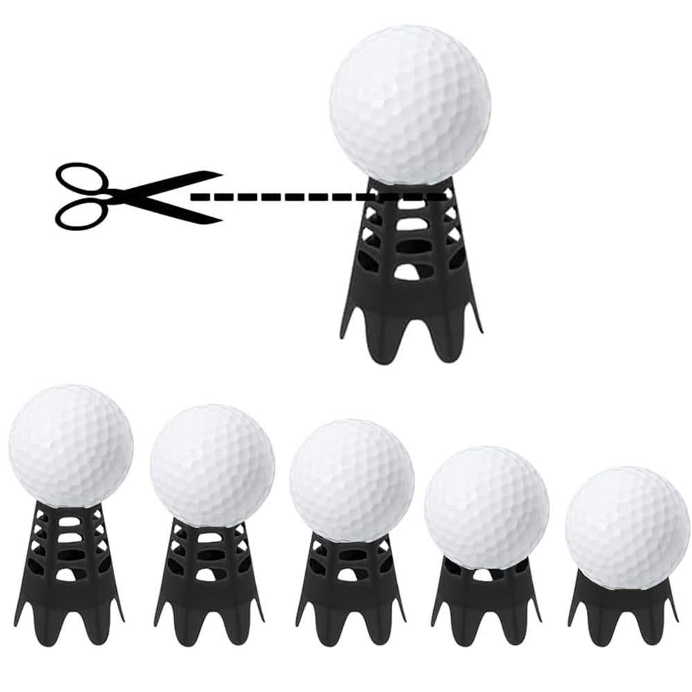 Plastic Golf Tees Golf Simulator Tees for Home Outdoor Indoor Golf Tees Simulator Practice Training - Black - Image 4