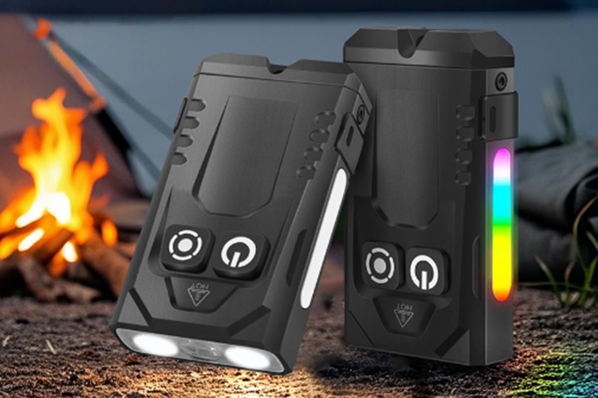 Aluminum Alloy Portable Mini Flashlight with 365nm UV Light and RGB Side Lamp - Image 2