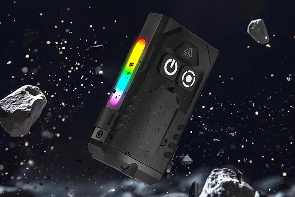 Aluminum Alloy Portable Mini Flashlight with 365nm UV Light and RGB Side Lamp - Image 3