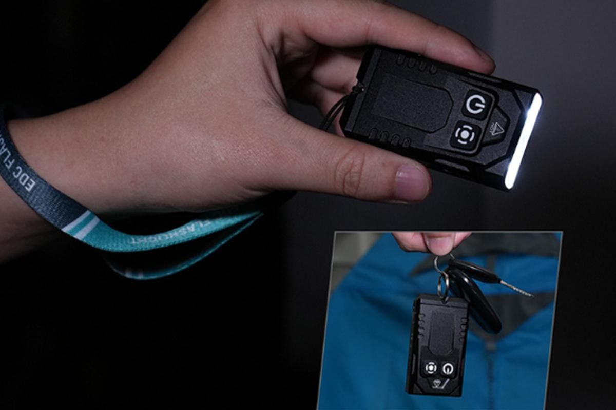 Aluminum Alloy Portable Mini Flashlight with 365nm UV Light and RGB Side Lamp - Image 7