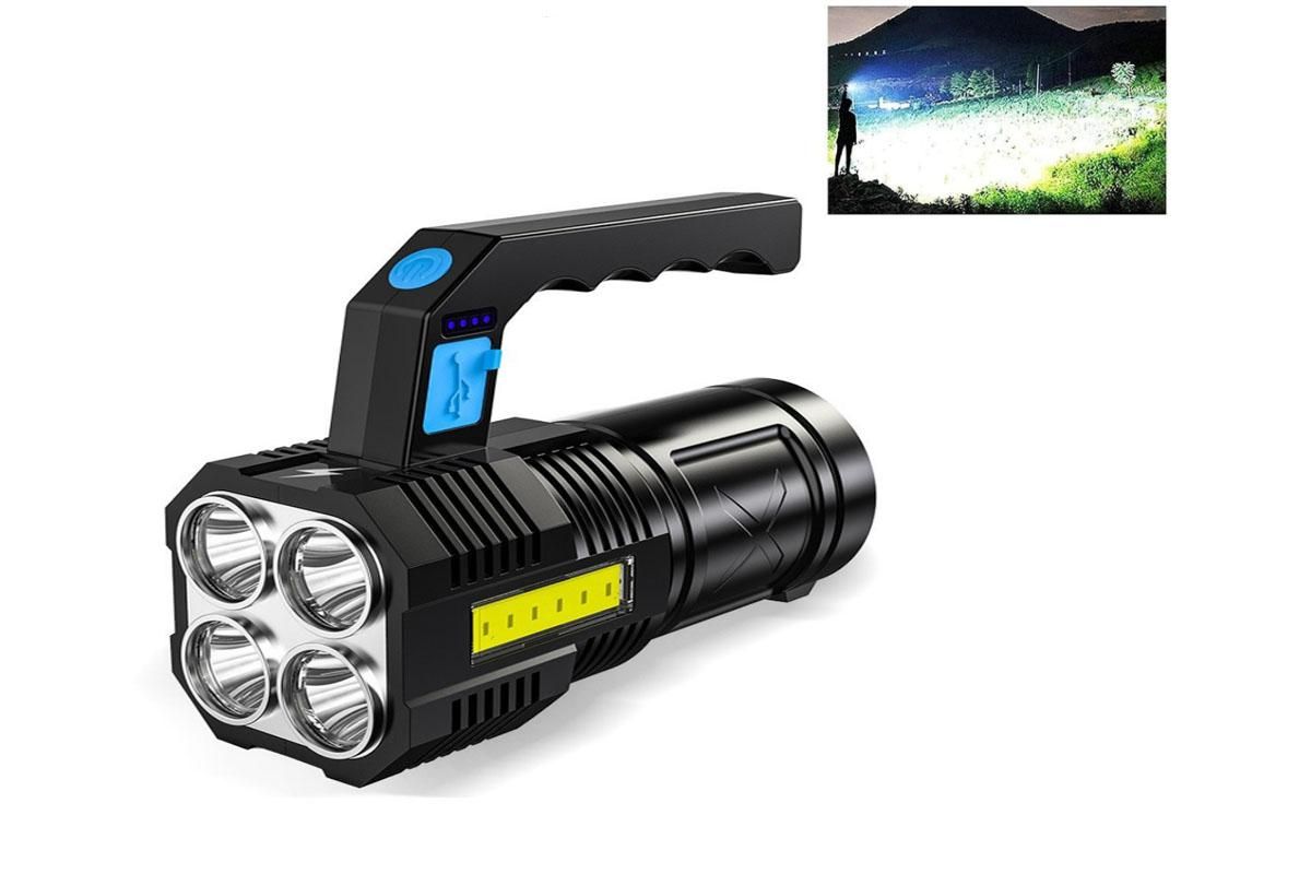 LED Flashlight Rechargeable Portable Light for Outdoor Camping Hiking Super Brightest Flashlights Emergency Flashlight - Image 1