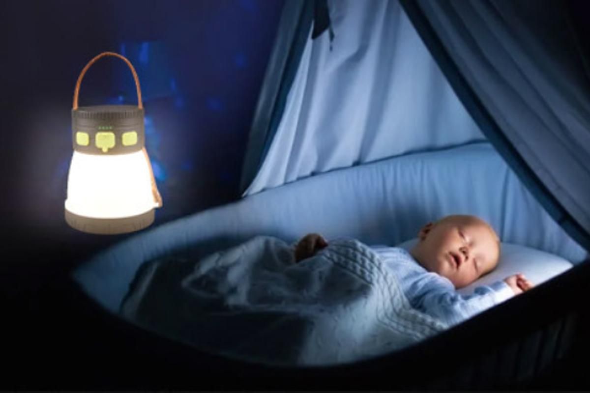 Solar Camping Lantern Rechargeable Outdoor LED Light with RGB Mood Lighting - Image 4