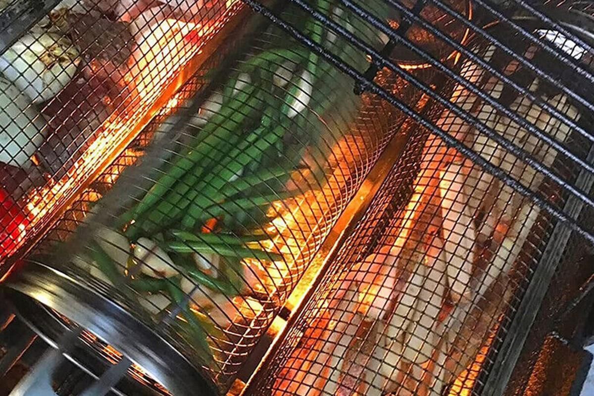 Rolling Grilling Basket -20cm - Image 4
