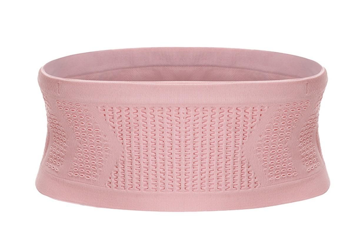 Invisible Running Waist Bag Belt Slim Running Belt Exercise Waist Belt Runner Belt for Running Walking Cycling Camping Gym -Pink / L - Image 1