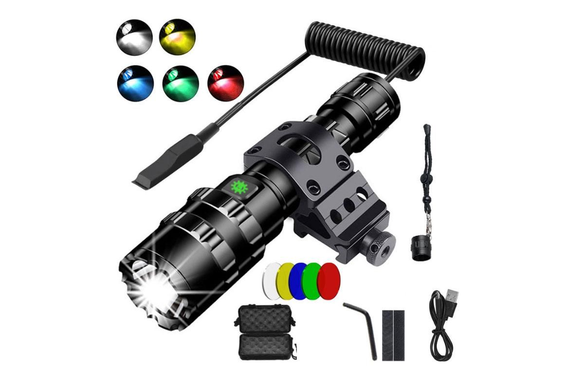 Rechargeable Flashlights High Lumens Flashlight Powerful Tactical Flashlights Flashlight for Emergency Camping - Image 1