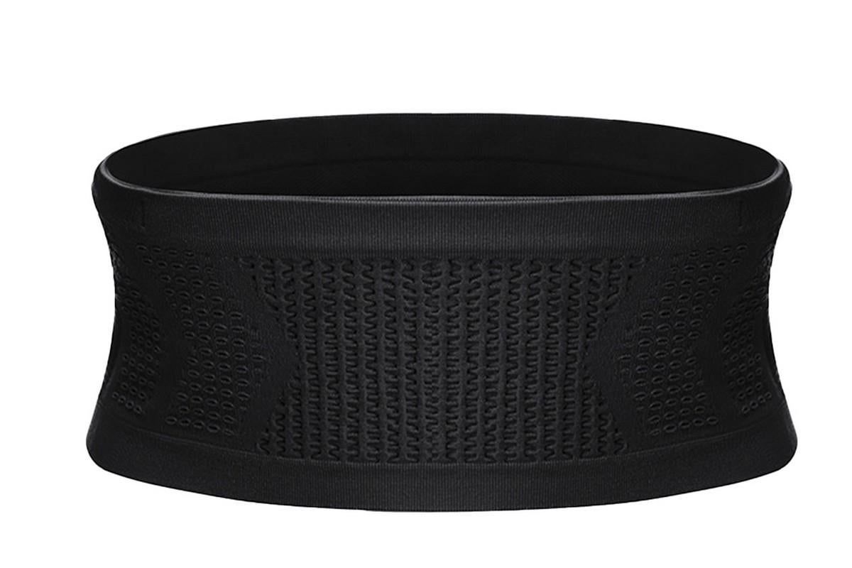 Invisible Running Waist Bag Belt Slim Running Belt Exercise Waist Belt Runner Belt for Running Walking Cycling Camping Gym -Black / M - Image 1