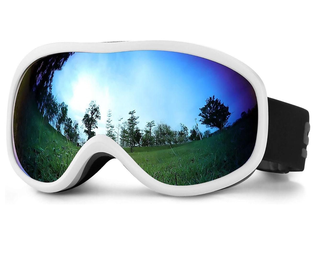 Ski Goggles Over Glasses with Dual lens, Anti-fog Anti-UV Snow Goggle for Men Women Youth Skiing Snowmobile-Style A - Image 1