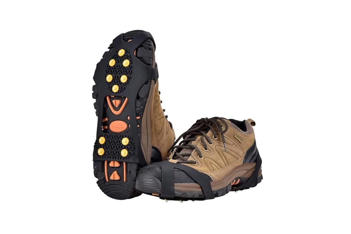 Ice Cleats Crampons Snow Shoe Spikes Grips Anti-Slip for Shoes Boots -M - Image 5