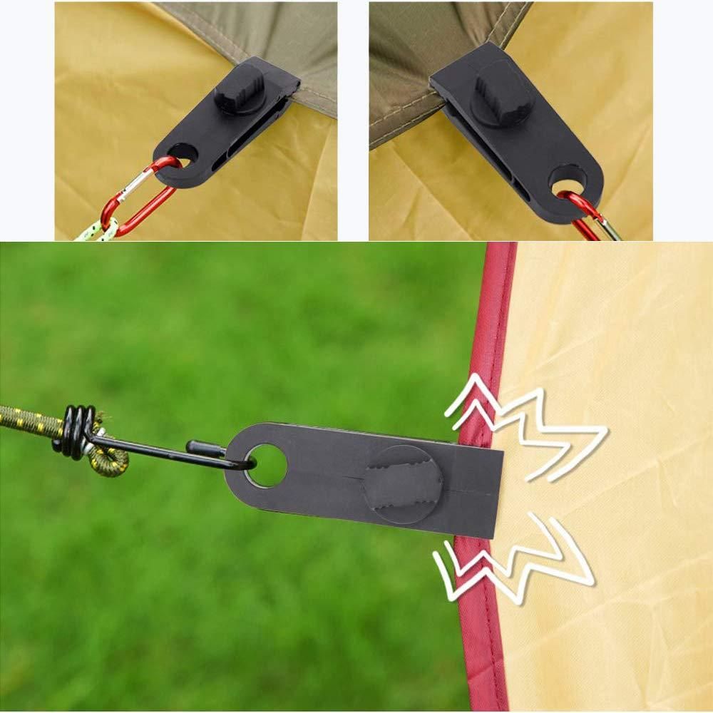 Heavy Duty Tarp Clips Locking Clamps For Awnings Camping RV Car And Pool Covers Up To 60 MPH Wind - 20Pcs - Image 6