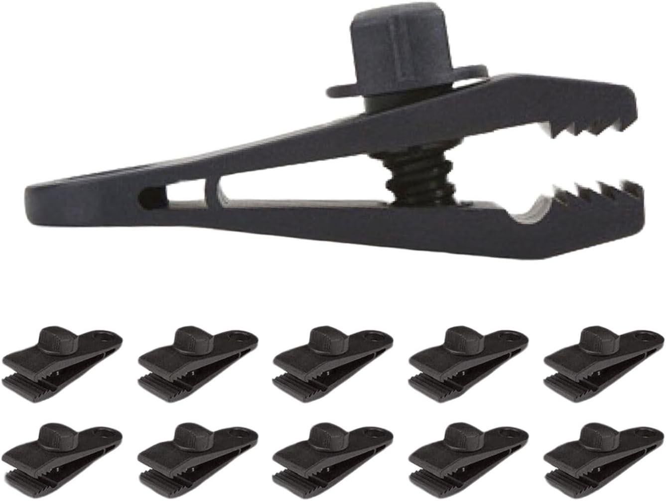 Heavy Duty Tarp Clips Locking Clamps For Awnings Camping RV Car And Pool Covers Up To 60 MPH Wind - 20Pcs - Image 8
