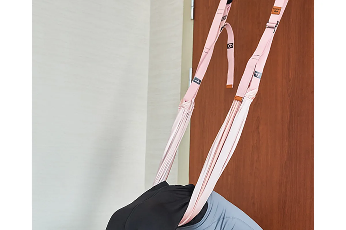 Aerial Yoga Stretch Belt Yoga Rope Lower Waist Trainer Household Wall Rope Inverted Rope Fitness Equipment-Pink - Image 3