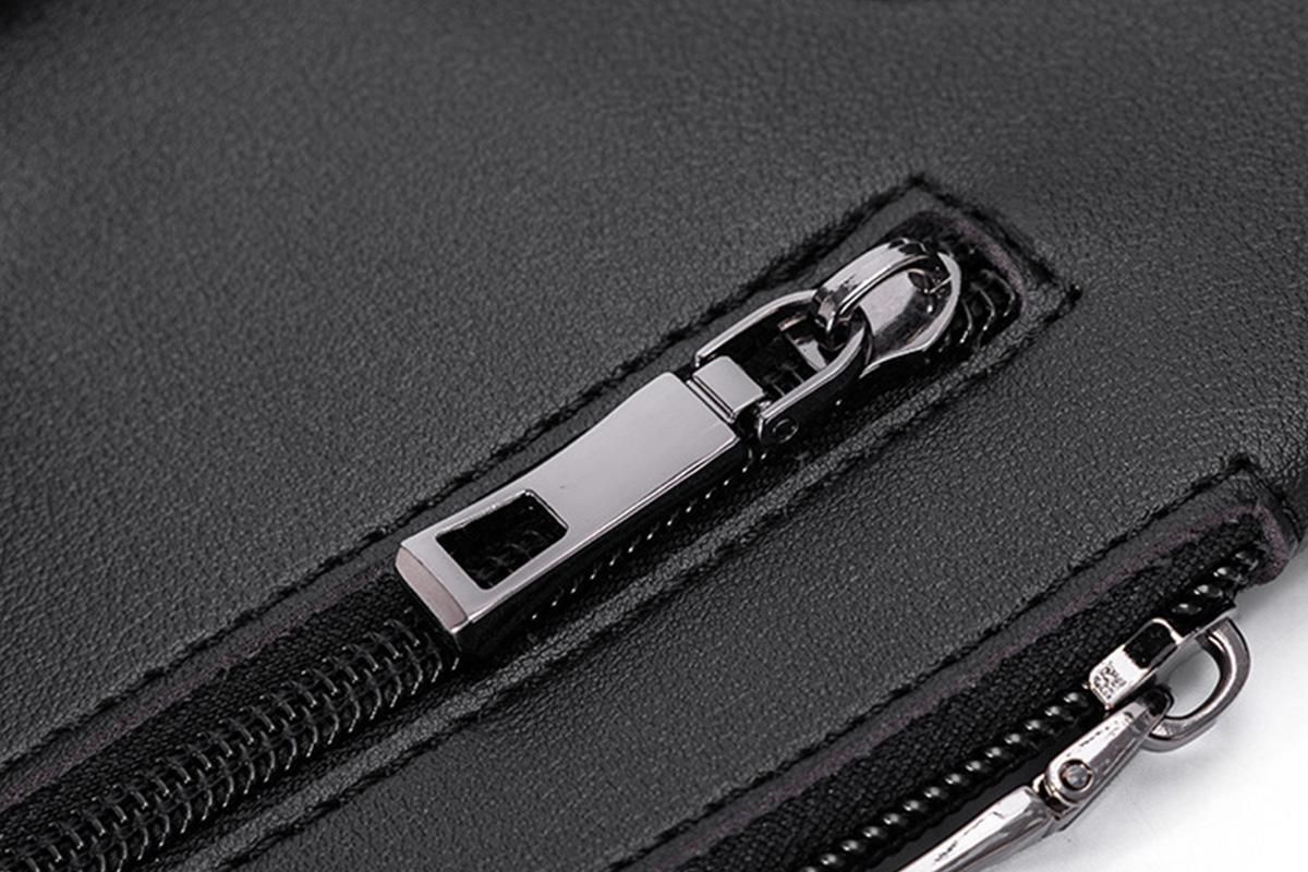 Outdoor Double Shoulder Armpit Bag with Multiple Pockets - Black - Image 6