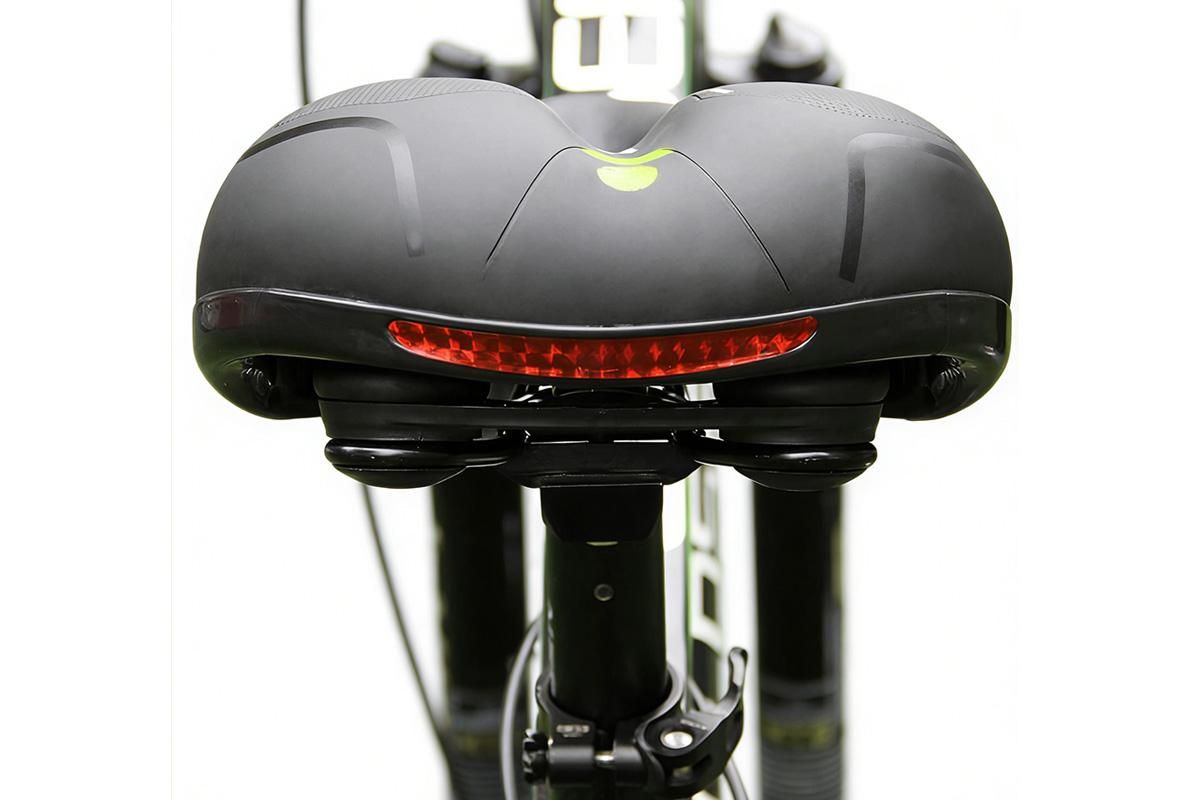 Air Cushion Shock Absorbing Mountain Bike Saddle Seat - Yellow - Image 5