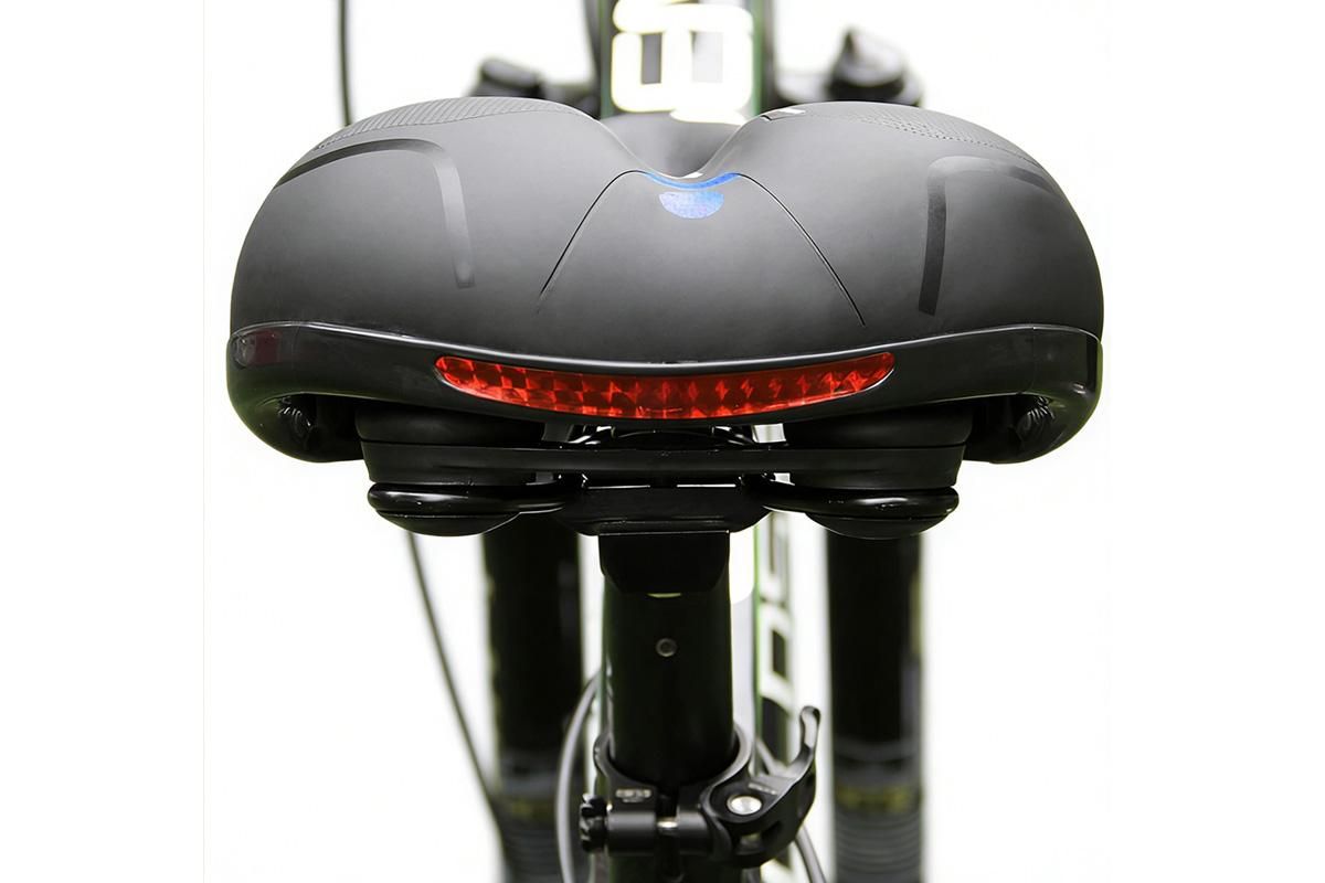 Air Cushion Shock Absorbing Mountain Bike Saddle Seat - Blue - Image 5