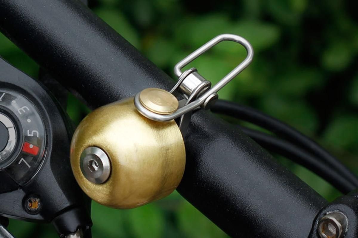 Bike Bell Classic Bicycle Bell Bike Ring Bell Loud Sound Bells for Road Mountain Bike Handlebars -Gold - Image 3