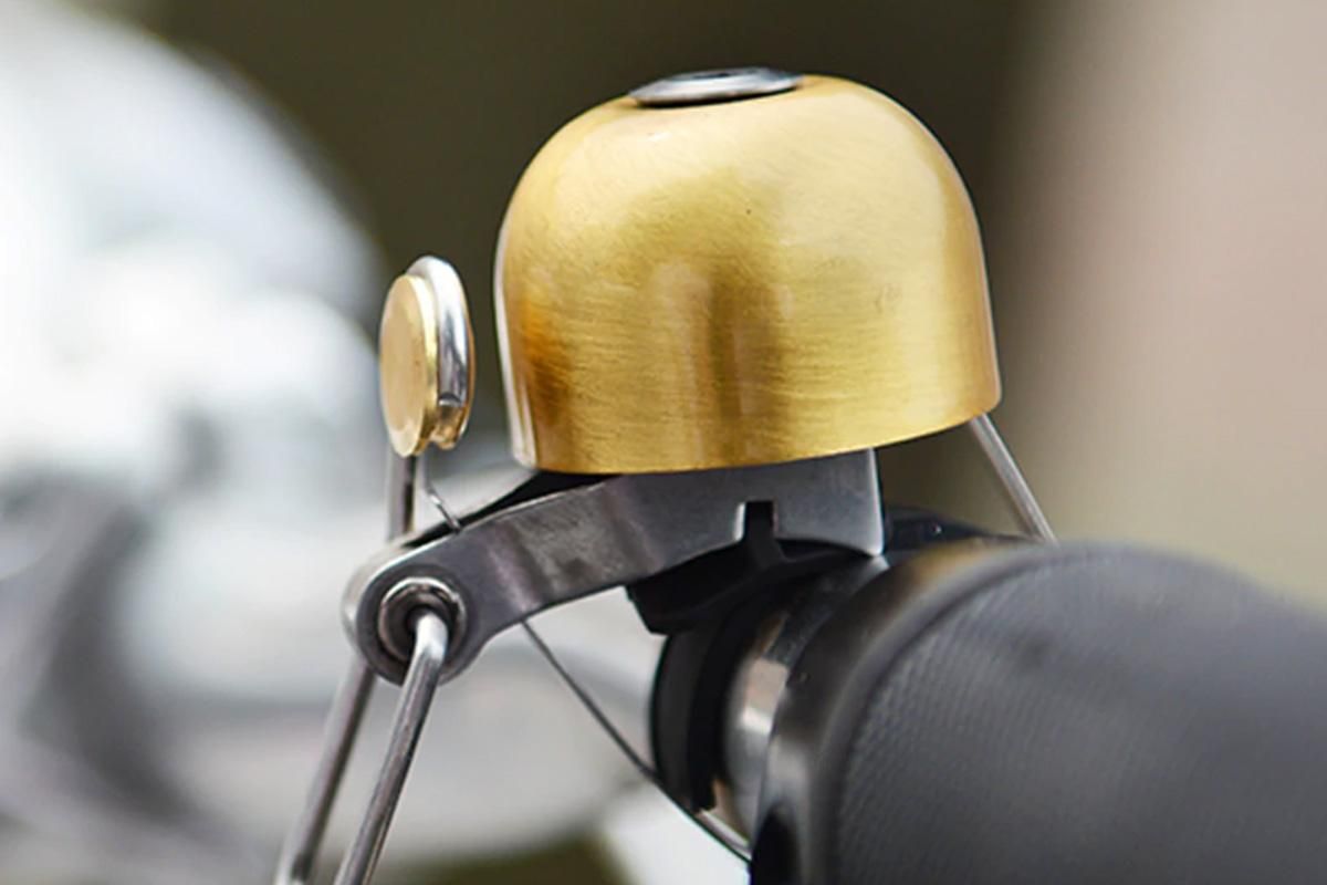 Bike Bell Classic Bicycle Bell Bike Ring Bell Loud Sound Bells for Road Mountain Bike Handlebars -Gold - Image 4