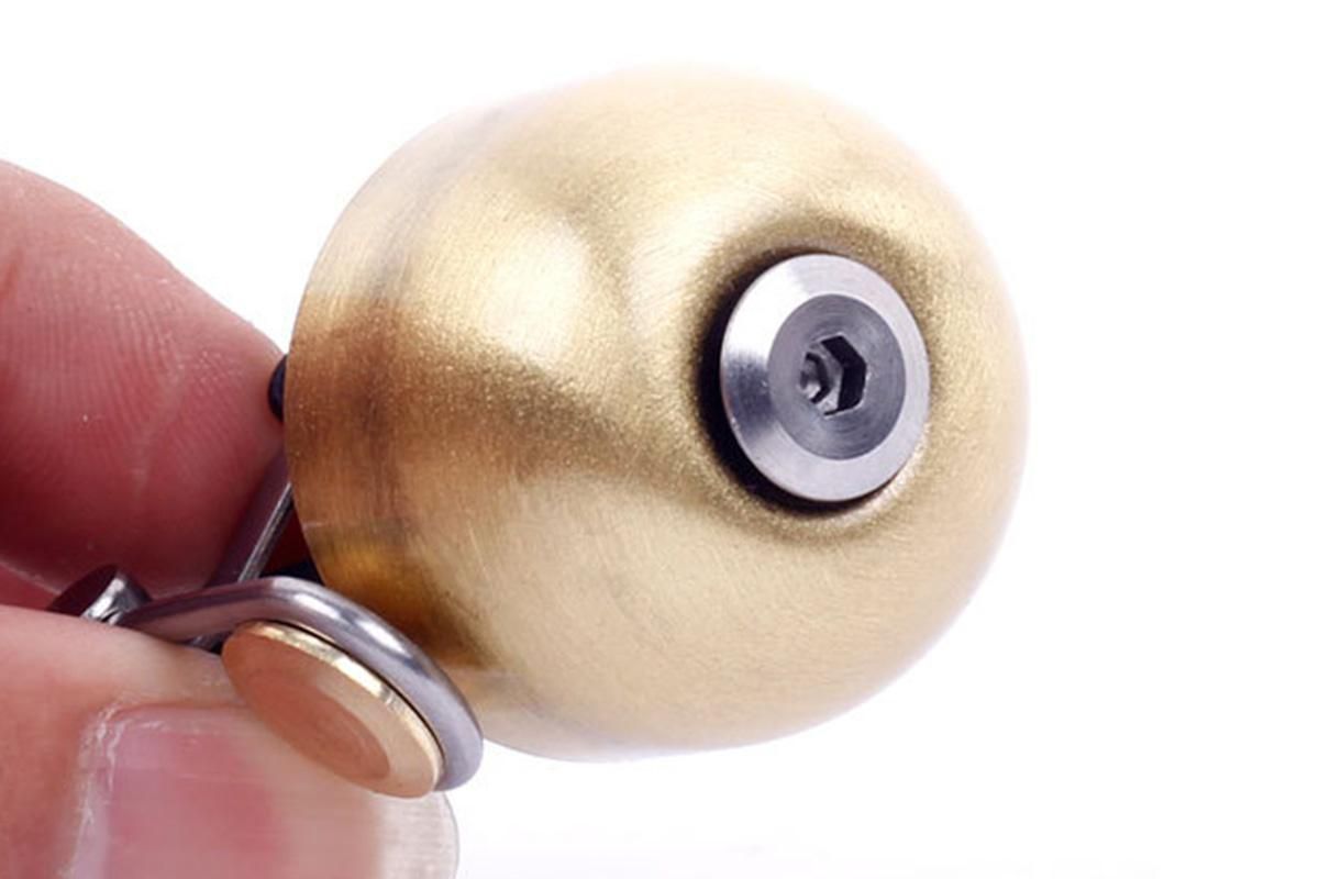 Bike Bell Classic Bicycle Bell Bike Ring Bell Loud Sound Bells for Road Mountain Bike Handlebars -Gold - Image 5