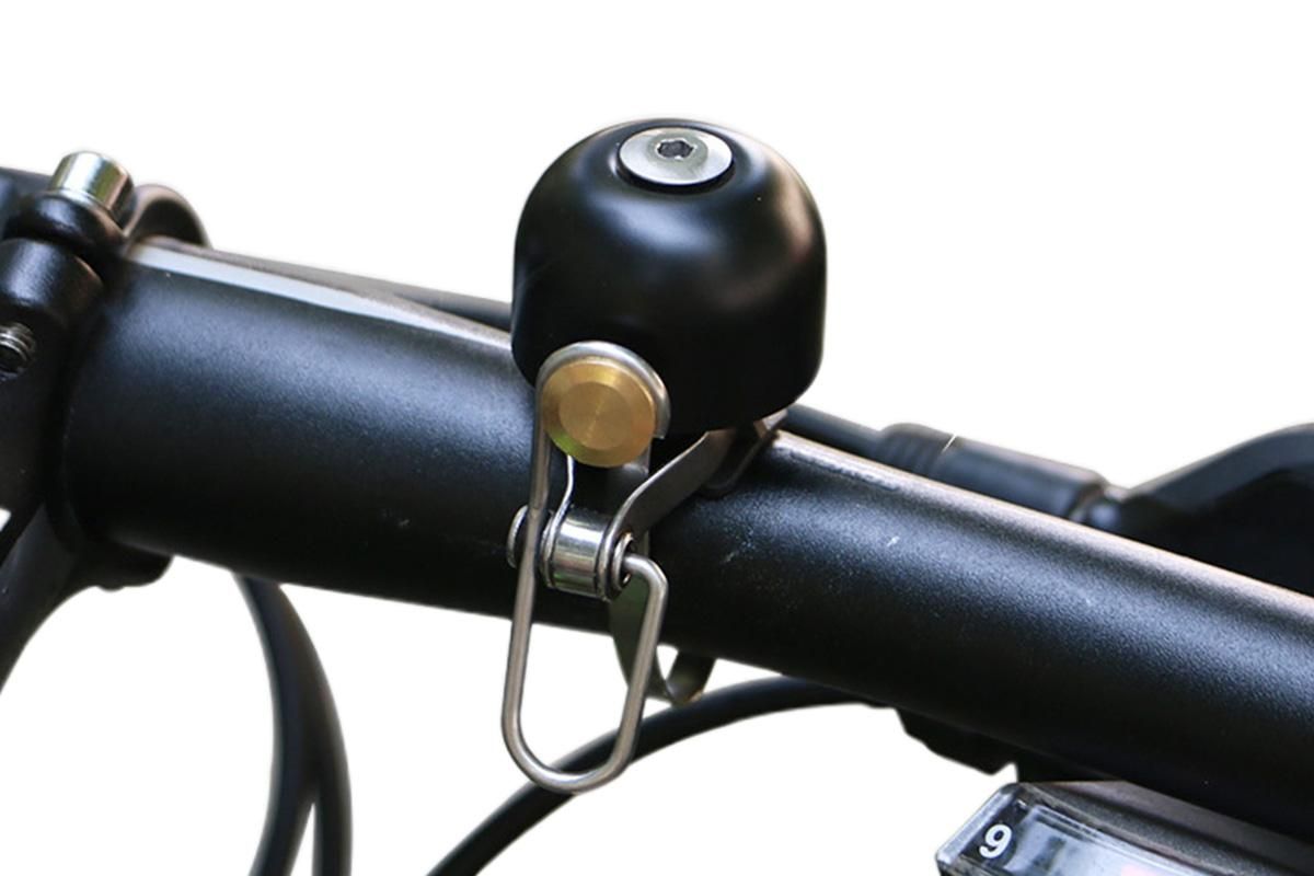 Bike Bell Classic Bicycle Bell Bike Ring Bell Loud Sound Bells for Road Mountain Bike Handlebars -Black - Image 1
