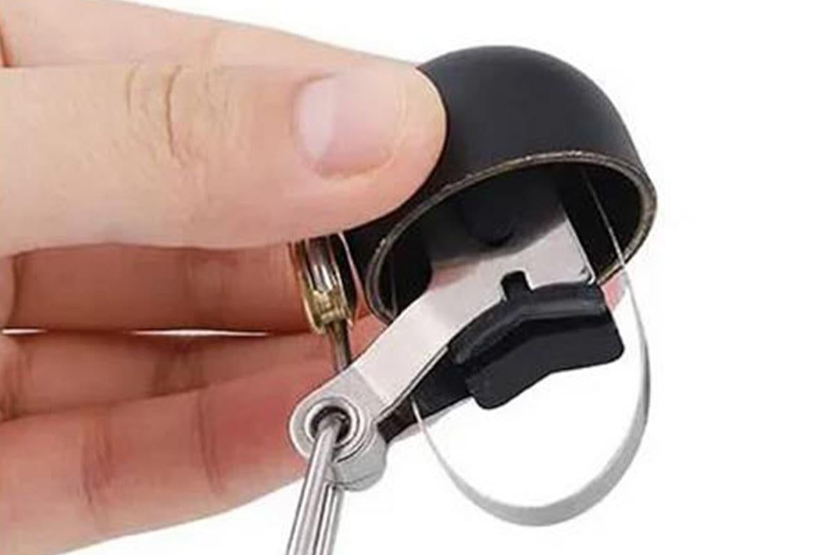 Bike Bell Classic Bicycle Bell Bike Ring Bell Loud Sound Bells for Road Mountain Bike Handlebars -Black - Image 3