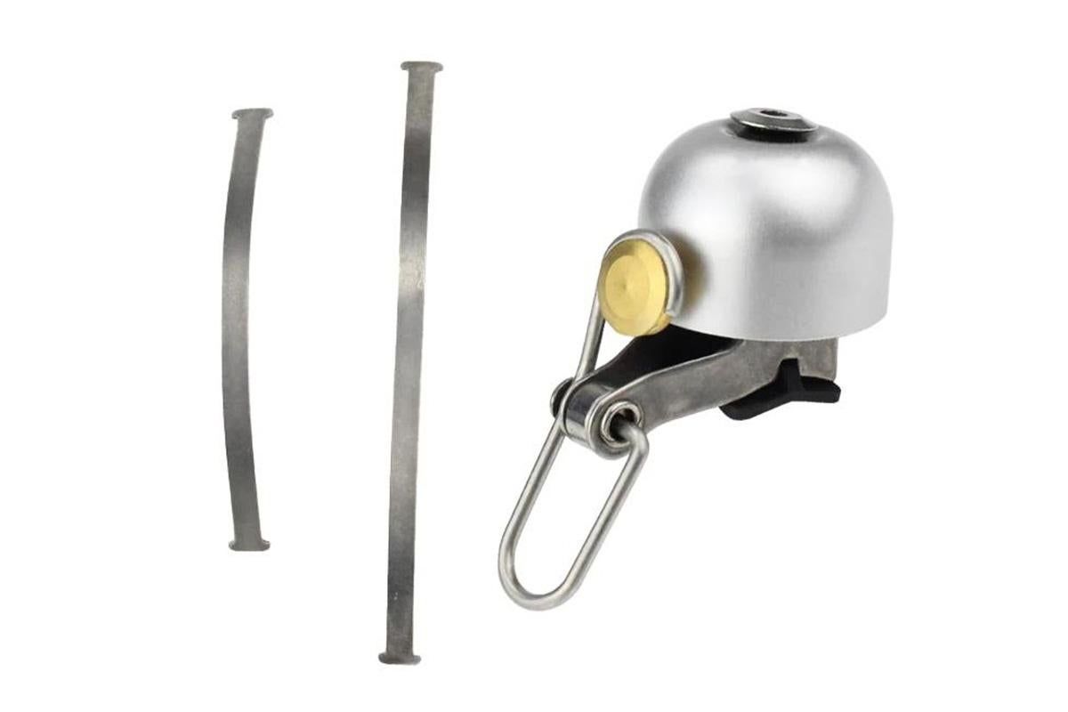 Bike Bell Classic Bicycle Bell Bike Ring Bell Loud Sound Bells for Road Mountain Bike Handlebars -Silver - Image 2